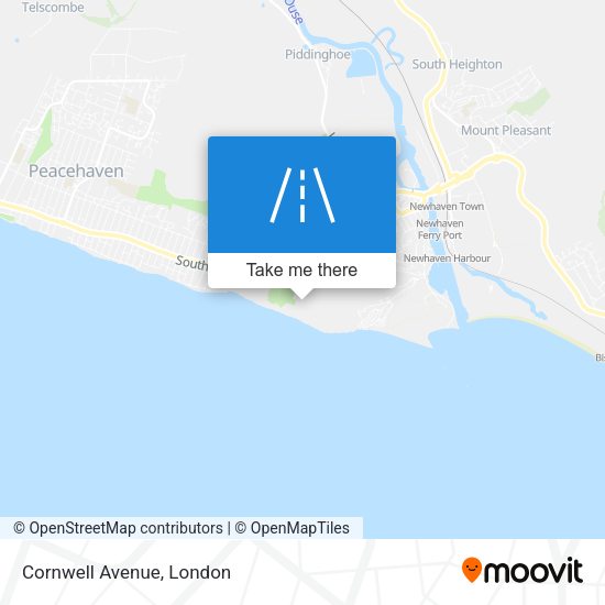 Cornwell Avenue map