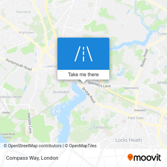 Compass Way map