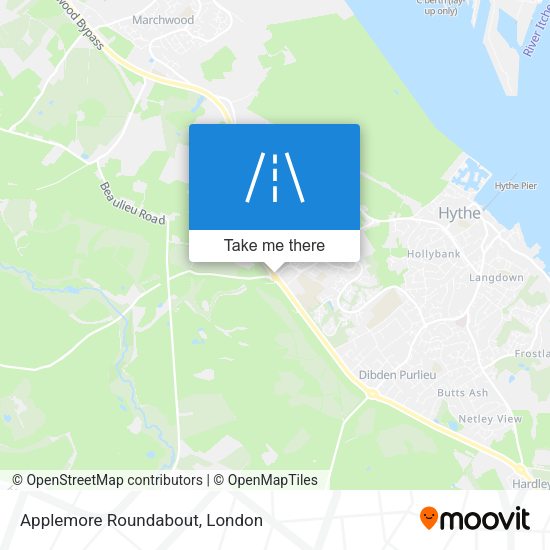 Applemore Roundabout map