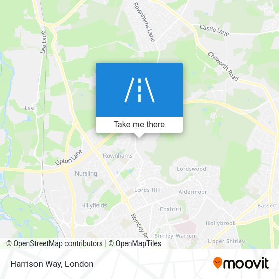 Harrison Way map