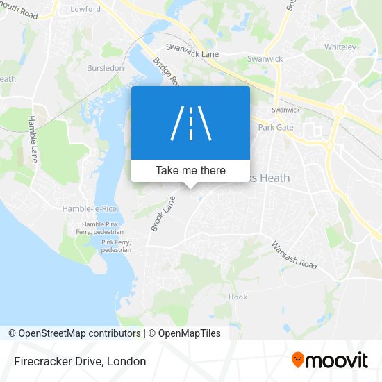 Firecracker Drive map