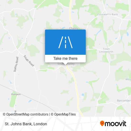 St. Johns Bank map