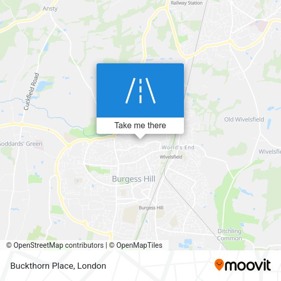 Buckthorn Place map