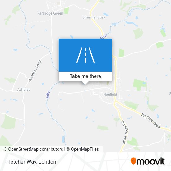 Fletcher Way map