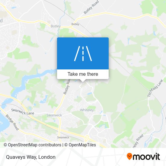 Quaveys Way map