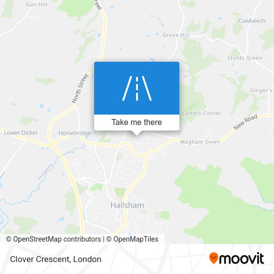 Clover Crescent map