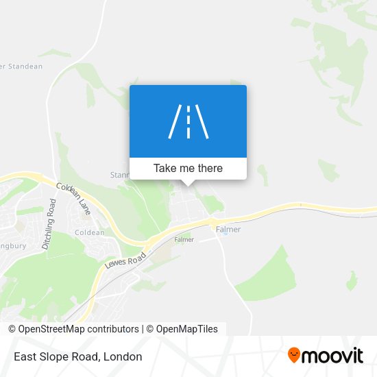 East Slope Road map