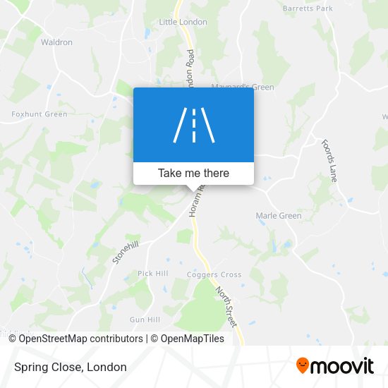 Spring Close map