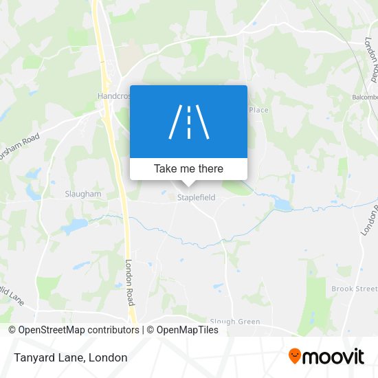 Tanyard Lane map