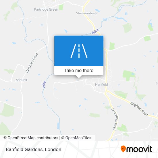 Banfield Gardens map