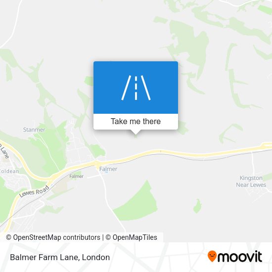 Balmer Farm Lane map