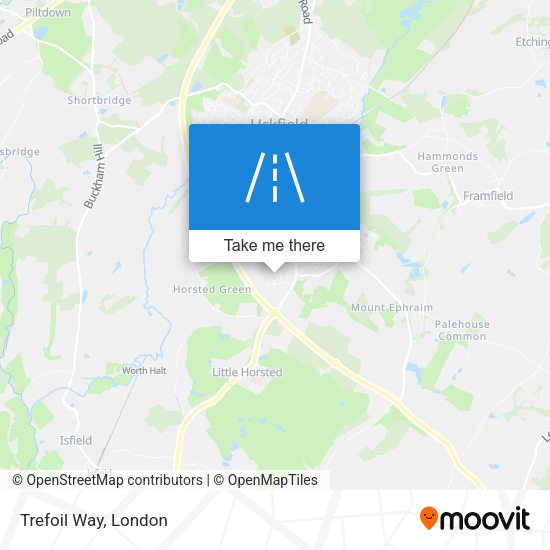 Trefoil Way map