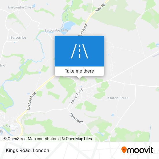 Kings Road map