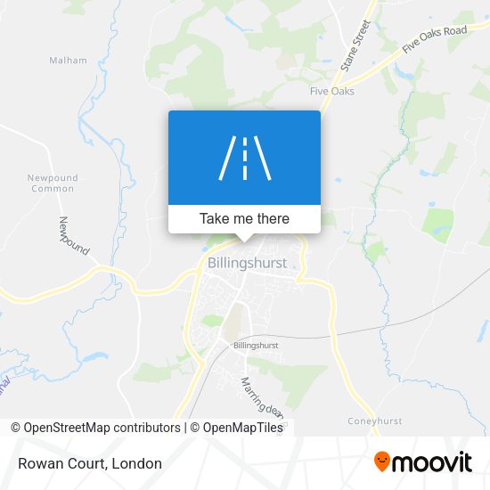 Rowan Court map