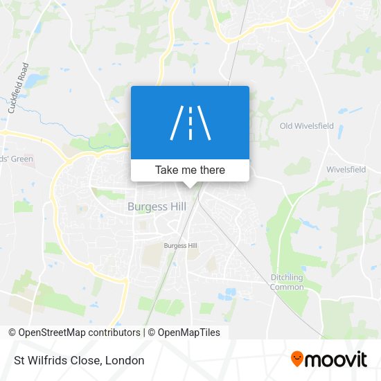 St Wilfrids Close map