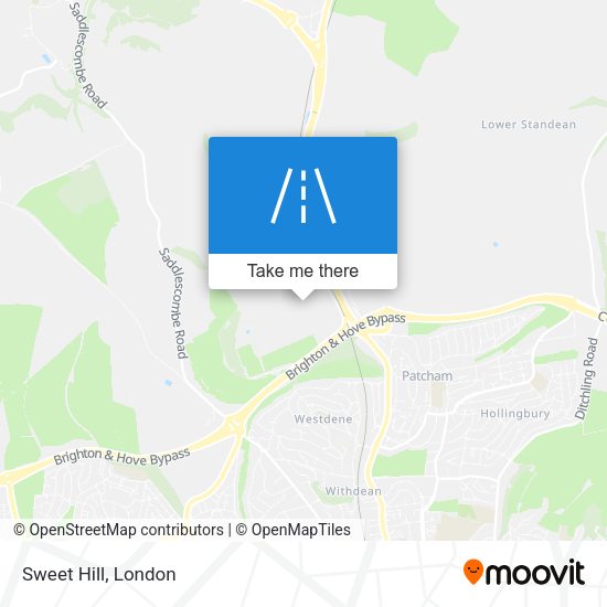 Sweet Hill map