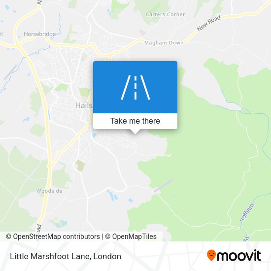 Little Marshfoot Lane map