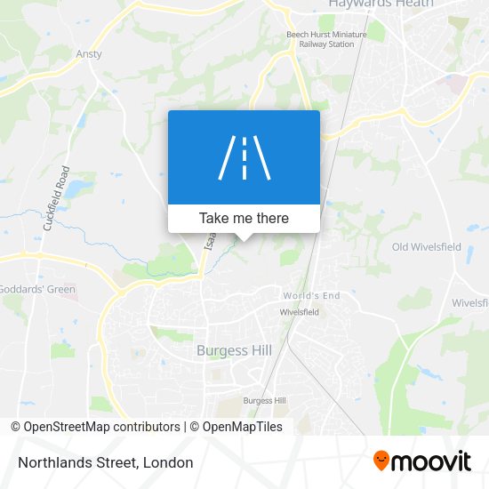 Northlands Street map