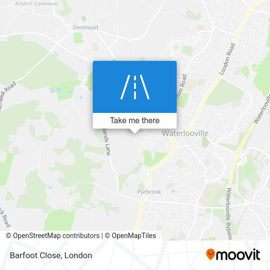 Barfoot Close map