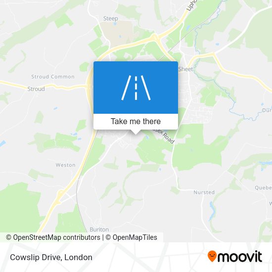 Cowslip Drive map