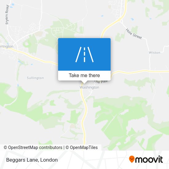 Beggars Lane map