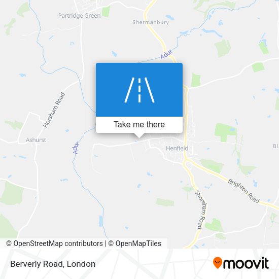 Berverly Road map