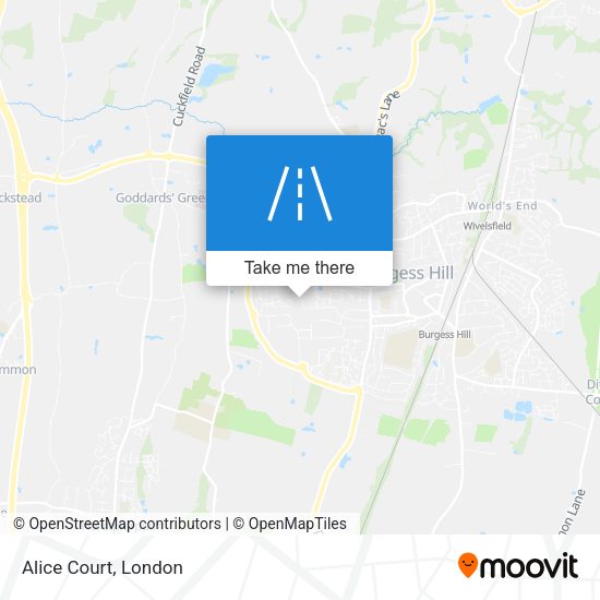 Alice Court map