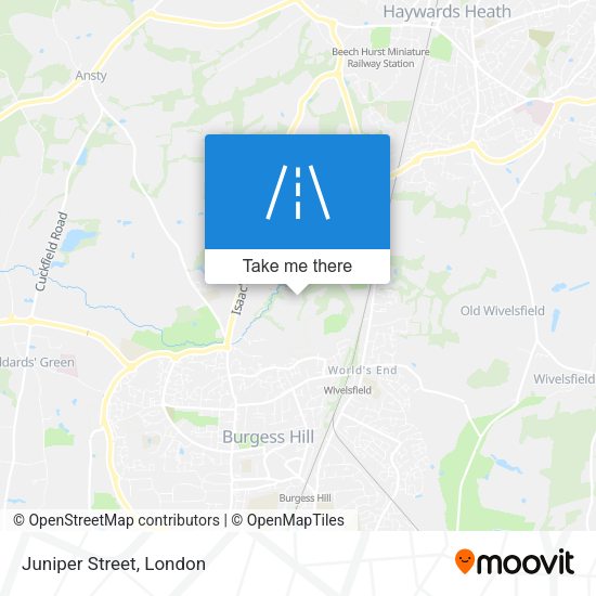 Juniper Street map