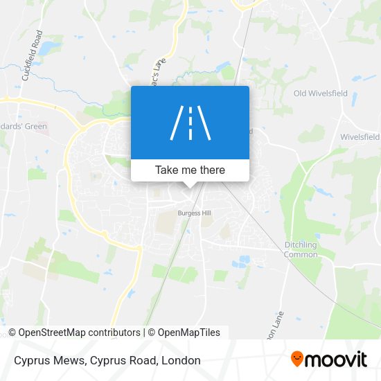Cyprus Mews, Cyprus Road map