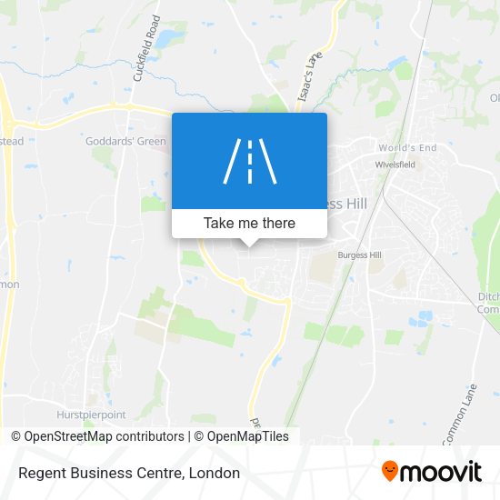 Regent Business Centre map