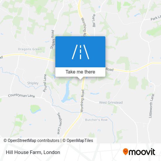 Hill House Farm map