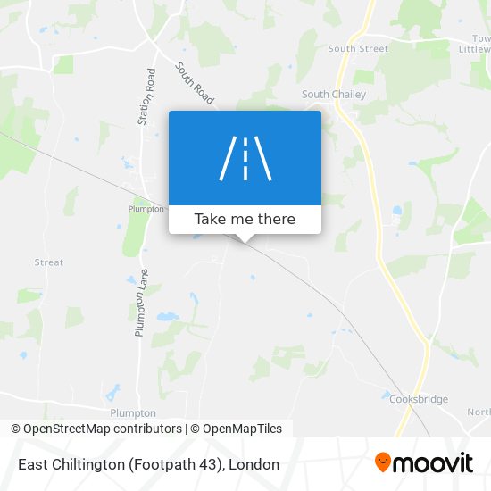 East Chiltington (Footpath 43) map