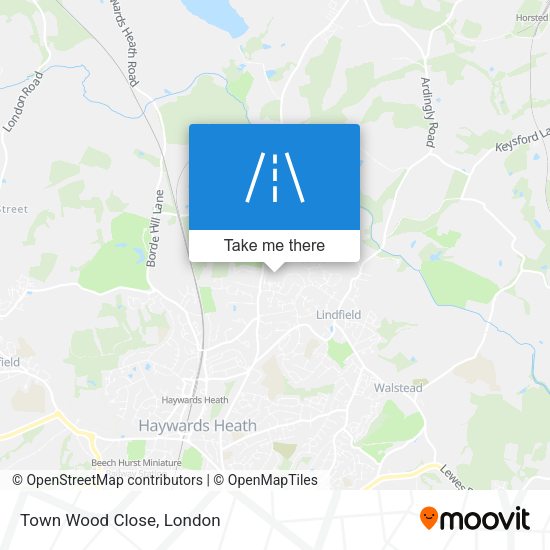 Town Wood Close map