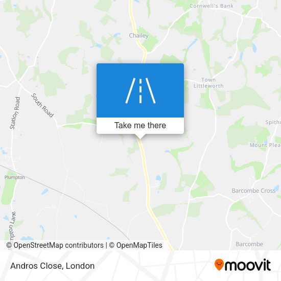 Andros Close map