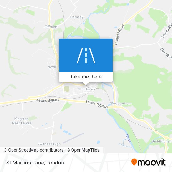 St Martin's Lane map