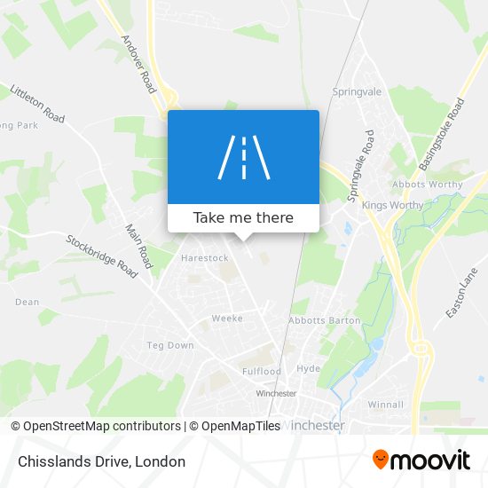 Chisslands Drive map