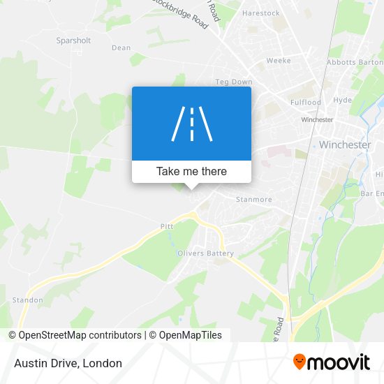 Austin Drive map
