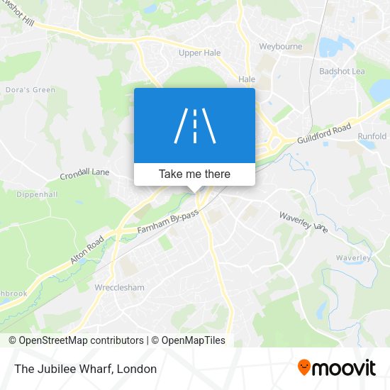 The Jubilee Wharf map