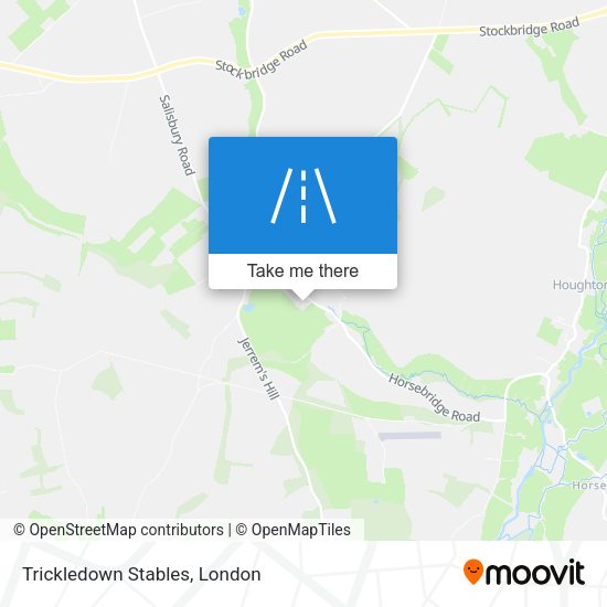 Trickledown Stables map