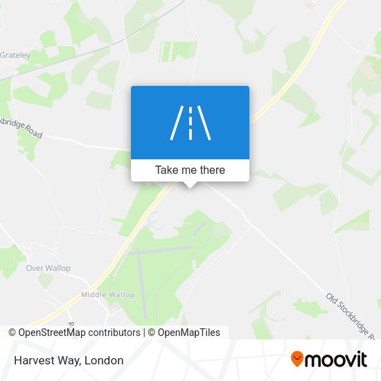 Harvest Way map