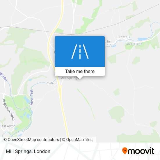 Mill Springs map