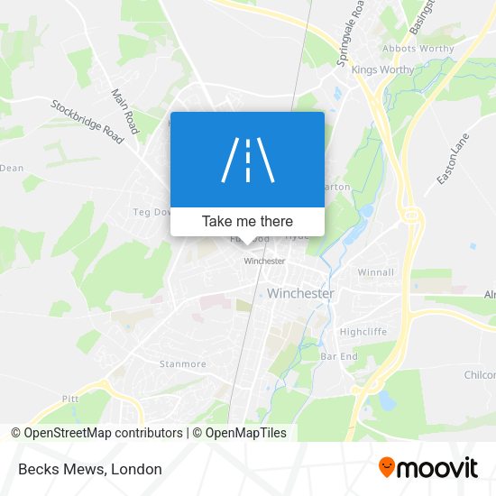 Becks Mews map