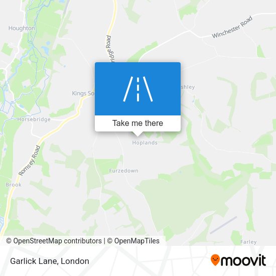 Garlick Lane map