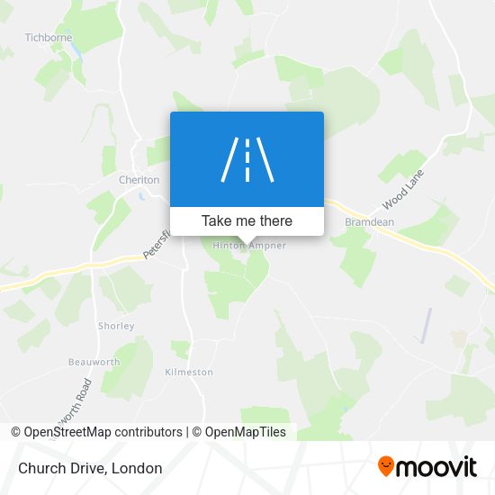 Church Drive map