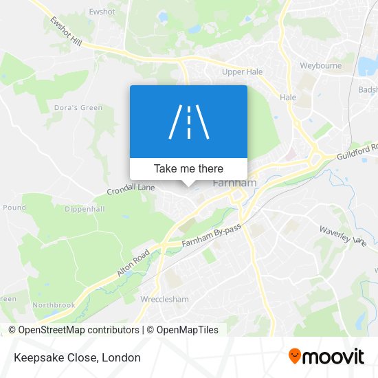 Keepsake Close map