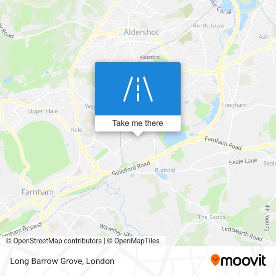 Long Barrow Grove map
