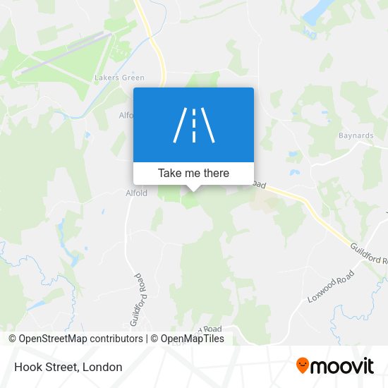Hook Street map