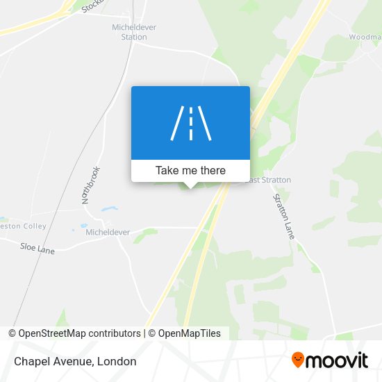 Chapel Avenue map