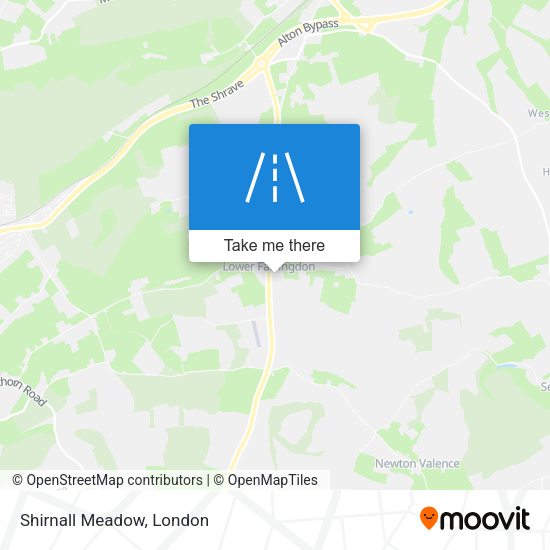 Shirnall Meadow map