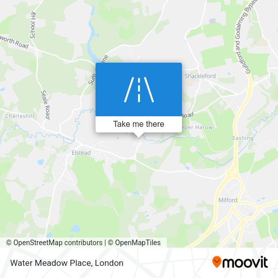 Water Meadow Place map